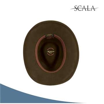 Scala Classico Men's Crushable Felt Outback Hat