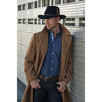 Scala Classico Men's Crushable Felt Outback Hat