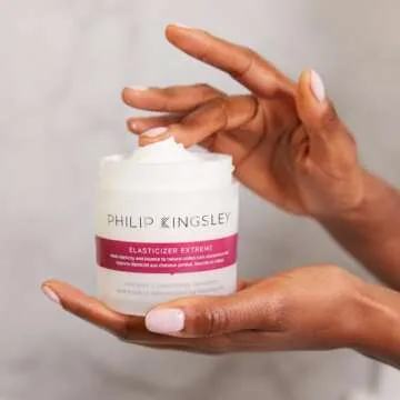 PHILIP KINGSLEY | Elasticizer Extreme | Deep Conditioning Hair Mask Repair Treatment | Pre-Shampoo Deep Conditioning Mask | Reduces Breakage and Frizz | For Dry, Damaged and Curly Hair | 2.53oz