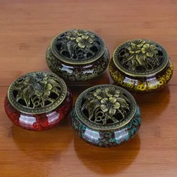 Nuseiis Lotus-Inspired Incense Holder for All Types