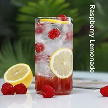 LUXU Elegant Highball Glasses Set for All Beverages