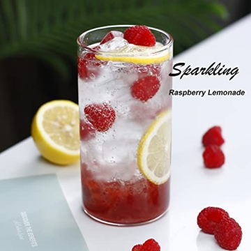 LUXU Elegant Highball Glasses Set for All Beverages