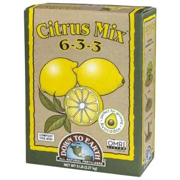 Down to Earth Organic Citrus Fertilizer Mix 6-3-3, 5 lb