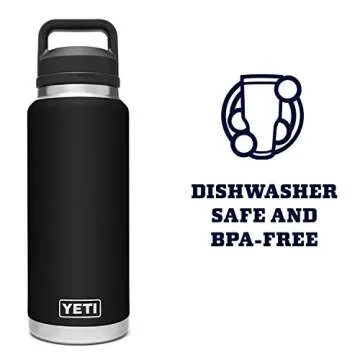 YETI Rambler 36 oz Bottle with Chug Cap for Hydration