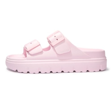 FunkyMonkey Adjustable Thick-sole EVA Slides for Women