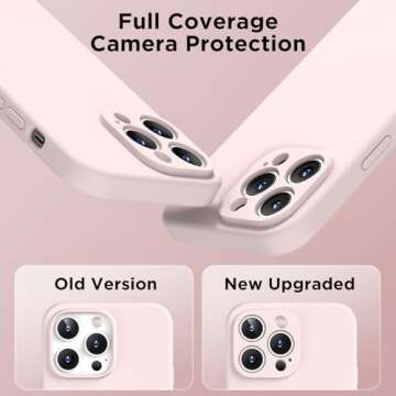 HSAOHD Magnetic for iPhone 14 Pro Max Case, Compatible with MagSafe, [Full Camera Protection][2 Screen Protectors], Suction Cup Phone Mount Silicone Shockproof Protective Phone Case 6.7", Chalk Pink