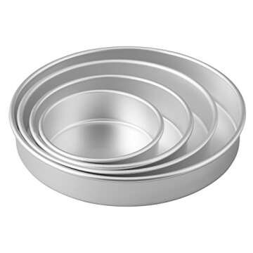 Wilton Round Cake Pans Set with Adjustable Cake Leveler