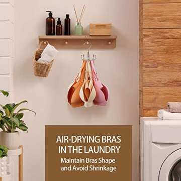 ZEDODIER Belt Hanger, 2 Pack Rotatable Belt Rack Closet Accessories Organizer, Maximum 24 Storage Capacity, Hanging Holder Storage Hook for Belt, Bra, Tank Top, Tie, Scarf, Purse, Silver