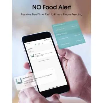 WOPET 6L Automatic Cat Food Dispenser,WiFi Automatic Cat Feeder with APP Control for Remote Feeding,Automatic Dog Feeder with Low Food Sensor and Voice Recorder,Up to 15 Meals per Day