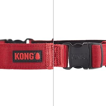 Durable KONG Padded Dog Collar with Handle