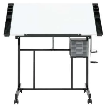 Adjustable Craft Station Table for Artists and Hobbyists