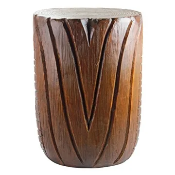 Design Toscano Grand Tiki Face Table for Outdoor Charm
