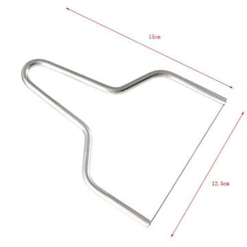 ACKEIVTO Cheese Lyre, Cheese Slicer, Stainless Steel Cheese Slicers with Wire, Handheld Butter Cutter Tools for Soft Hard Block Cheese