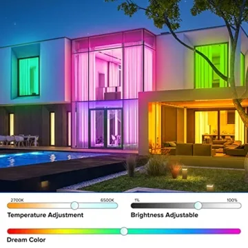 BTF-LIGHTING RGBCCT 5 Colors LED Tape Lights 16.4ft