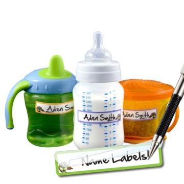 Baby Bottle Waterproof Labels for Convenient Organization