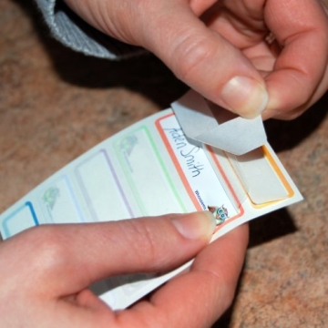 Baby Bottle Waterproof Labels for Convenient Organization