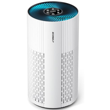 Air Purifiers for Home Large Room, with 20dB Sleep Mode, 360° Air Intake & Outlet, HEPA Air Purifie...