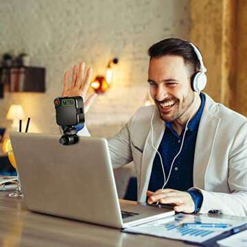 LenTon LED Video Light with Clip Kit for Remote Working,Video Conferencing,Zoom Calls,Live Streaming...