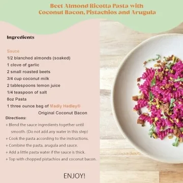 Organic Vegan Coconut Bacon Crunchy Plant-Based Snack Delight