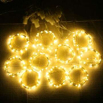 300 LED Curtain String Lights - USB Powered Fairy Lights