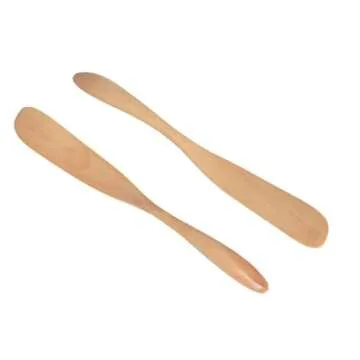 Miraclekoo Wood Butter Knife Set - Eco-Friendly & Elegant