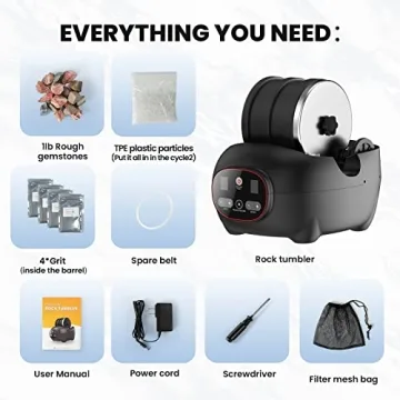 Professional Rock Tumbler – 3LB Capacity for All Ages