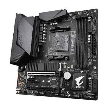 Gigabyte B550M AORUS PRO-P (AMD Ryzen 5000/B550/Micro ATX/M.2 Thermal Guard/HDMI/DVI/USB 3.2 Gen 2/D...