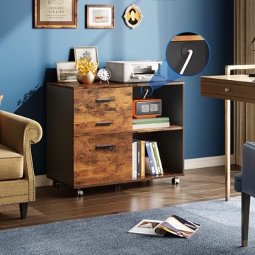 DEVAISE 3-Drawer Wood File Cabinet for Office