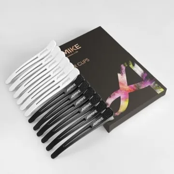 AIMIKE Non-Slip Silicone Hair Clips - Professional Quality