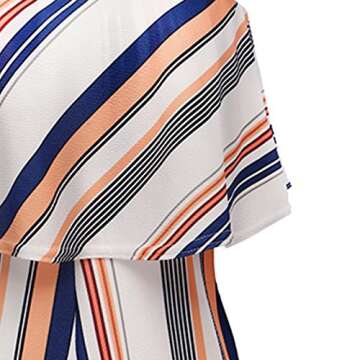 Women Sexy Off Shoulder Floral Printed Playsuit One Piece Summer Strapless Romper Beach Short Jumpsuit,Orange,Medium