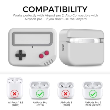 TRONWIN AirPods Pro 2 Case Game-Machine Design Wireless Charging