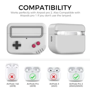 TRONWIN AirPods Pro 2 Case Game-Machine Design Wireless Charging