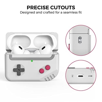 TRONWIN AirPods Pro 2 Case Game-Machine Design Wireless Charging