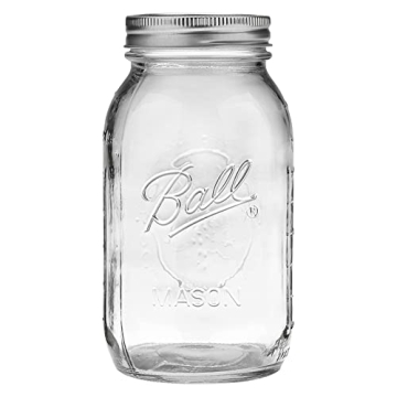 Ball Wide Mouth Glass Mason Jars for Canning and Crafts