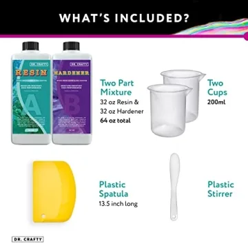 Dr Crafty Clear Epoxy Resin Art Kit for Creators