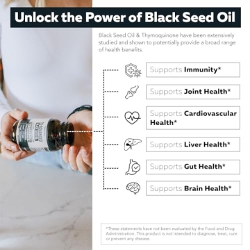 Black Seed Oil Capsules for Immunity & Digestive Health