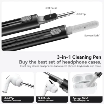 Ljusmicker AirPods Pro 3 Case with Cleaner Kit