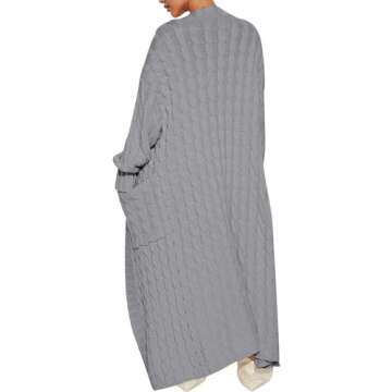 Stylish ANRABESS Women's Long Cardigan for Fall Winter