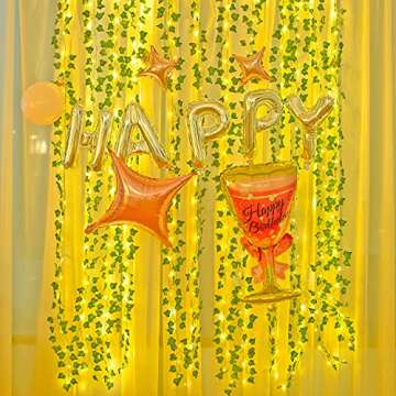 Naidiler Ivy Garland with Lights for Stunning Room Decor