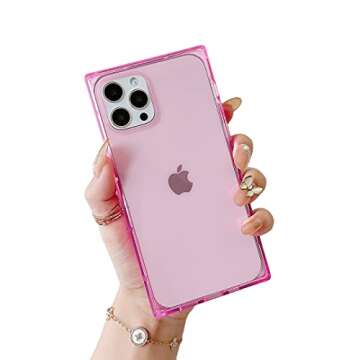 Cocomii - Rectangle Case Compatible with iPhone 13 Pro Max - Clear Transparent, Show Beauty, Women Girls Men, Protective Phone Case for iPhone 13 Pro Max 6.7 inch, Pink
