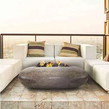 Prism Hardscapes Pebble Fire Bowl in Natural - NG