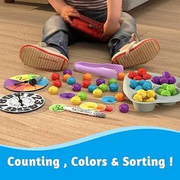 DAKDAKB Counting Cupcakes - Fun Educational Toy