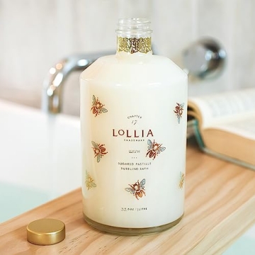 Lollia Wish Bubble Bath 33.8 oz Sugared Pastille Scent
