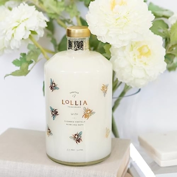 Lollia Wish Bubble Bath 33.8 oz Sugared Pastille Scent