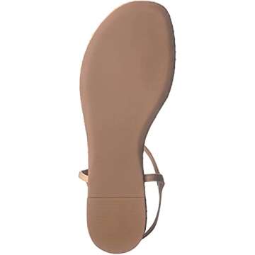 Tory Burch Women's Marion Quilted T-Strap Sandal (5.5 B(M) US, Light Oak)