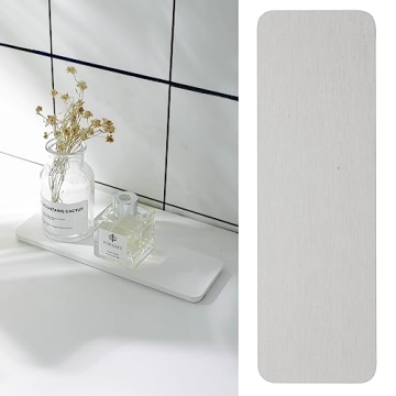 NiuYichee 2 PCS Water Absorbent Diatomite Coasters for Kitchen & Bathroom