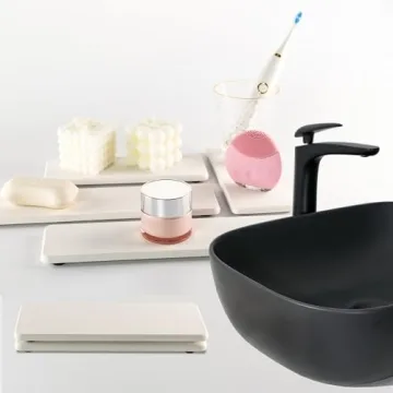 NiuYichee 2 PCS Diatomaceous Earth Coasters for Home