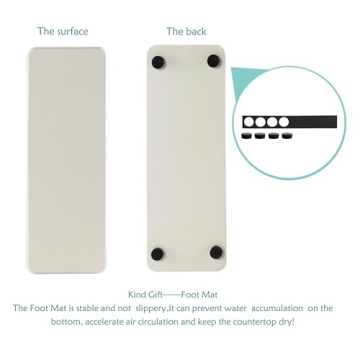 NiuYichee 2 PCS Diatomaceous Earth Coasters for Home