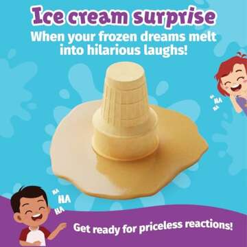 WOWMAZING WatchMePrank DIY Ice Cream Cone Prank Kit | Pranks for Kids | Novelty Gifts | Prank Kit fo...
