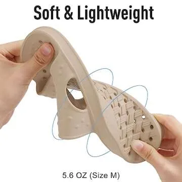 Shevalues Shower Shoes Lightweight Arch Support Quick Drying